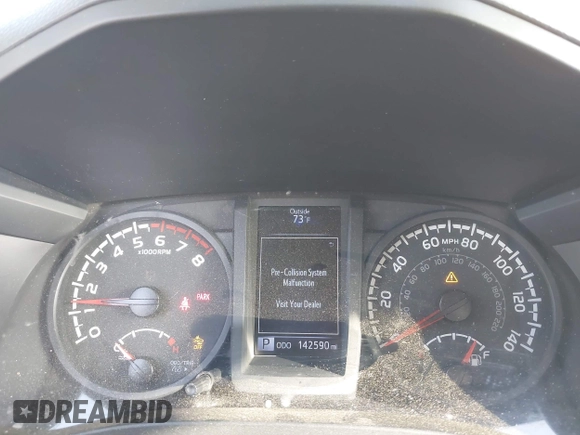 2022 Toyota Tacoma SR with VIN 3TYRX5GNXNT038474, listed as a IAAI auction lot 42090753 with 142,590 mi miles and . Bid and sale history available at DreamBid. Image 7.