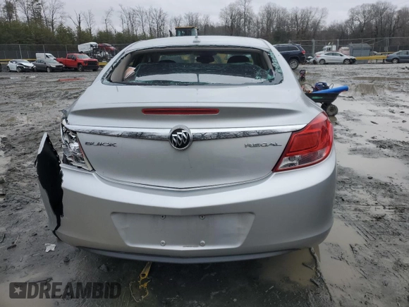 2013 Buick Regal with VIN 2G4GR5ER2D9244894, listed as a Copart auction lot 44171915 with 220,566 mi miles and Salvage Title. Bid and sale history available at carsss.com. Image 6.