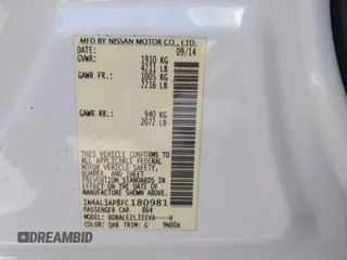 2015 Nissan Altima SL z VIN 1N4AL3AP8FC180981, wystawiony jako IAAI lot #42510288 z przebiegiem 120 196 mil mil oraz . Historia ofert i sprzedaży dostępna na DreamBid. Obrazek 9.