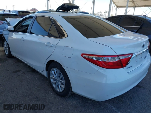 2017 Toyota Camry Hybrid LE with VIN 4T1BD1FKXHU206891, listed as a IAAI auction lot 41839609 with 142,744 mi miles. Bid and sale history available at carsss.com. Image 3.