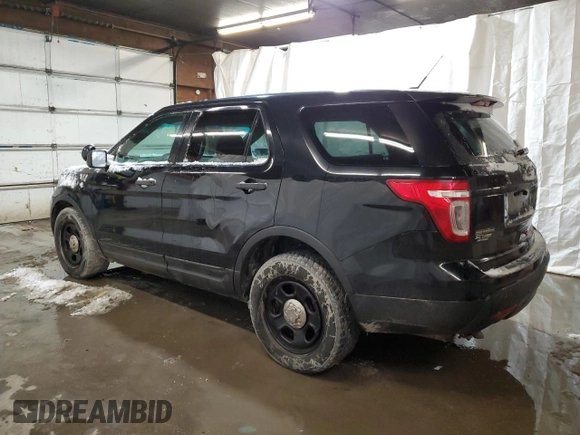 2013 Ford Utility Police Interceptor with VIN 1FM5K8AR2DGA88912, listed as a Copart auction lot 87072664 with 118,873 mi miles and Salvage Title. Bid and sale history available at carsss.com. Image 2.