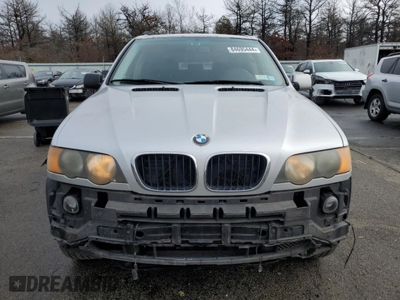 2001 BMW X5 3.0i with VIN WBAFA53561LM65536, listed as a Copart auction lot 84695444 with 122,849 mi miles and Salvage Title. Bid and sale history available at carsss.com. Image 5.