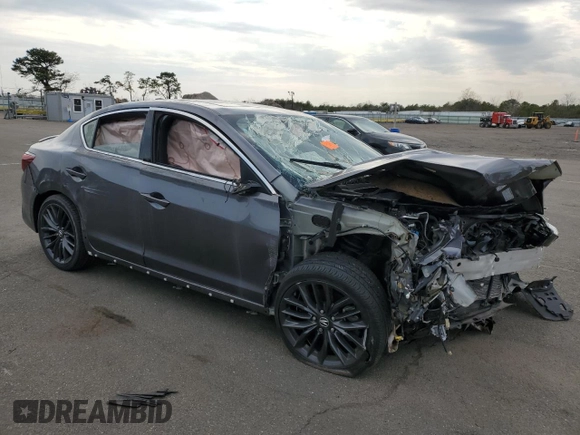 2022 Acura ILX Premium z VIN 19UDE2F8XNA007830, wystawiony jako Copart lot #51011405 z przebiegiem Nie podano mil oraz Szkody całkowita. Historia ofert i sprzedaży dostępna na DreamBid. Obrazek 4.