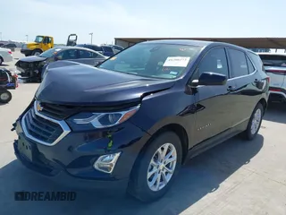 2020 Chevrolet Equinox LT with VIN 3GNAXKEV0LS583500, listed as a IAAI auction lot 41780273 with 98,024 mi miles. Bid and sale history available at carsss.com. Image 2.