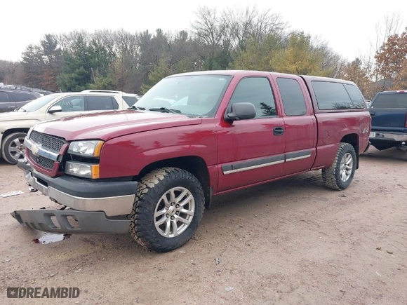 2004 Chevrolet Silverado 1500 Z71 with VIN 2GCEK19T541280074, listed as a IAAI auction lot 41653581 with 135,609 mi miles. Bid and sale history available at carsss.com. Image 2.