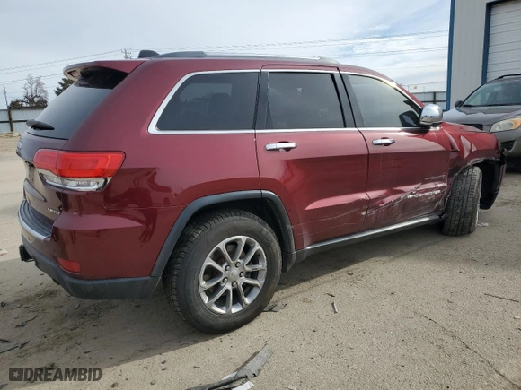 2016 Jeep Grand Cherokee Limited 75th Anniversary with VIN 1C4RJFBG0GC381956, listed as a Copart auction lot 43836275 with 98,504 mi miles and Salvage Title. Bid and sale history available at carsss.com. Image 3.