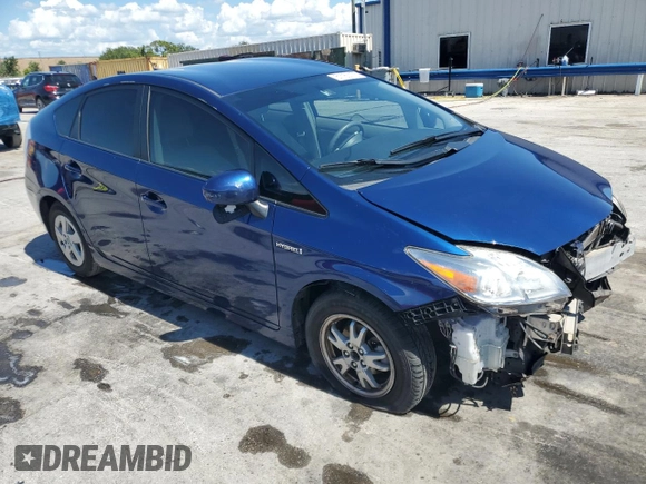2011 Toyota Prius I with VIN JTDKN3DU7B0268202, listed as a Copart auction lot 61160175 with 125,346 mi miles and Salvage title. Bid and sale history available at DreamBid. Image 4.
