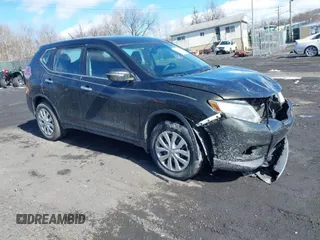 2014 Nissan Rogue SV with VIN 5N1AT2MV4EC817342, listed as a IAAI auction lot 41649689 with 157,479 mi miles. Bid and sale history available at carsss.com. Image 1.