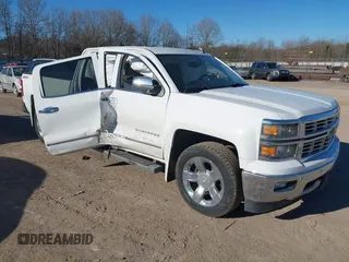 2015 Chevrolet Silverado 1500 LTZ with VIN 3GCUKSEC2FG492643, listed as a IAAI auction lot 41668758 with 56,341 mi miles. Bid and sale history available at carsss.com. Image 1.
