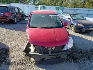 2008 Nissan Versa 1.8 S with VIN 3N1BC13E18L368430, listed as a Copart auction lot 55158295 with 142,363 mi miles and Salvage Title. Bid and sale history available at carsss.com. Image 10.