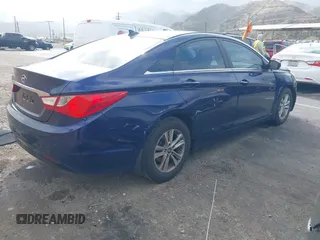 2013 Hyundai Sonata GLS with VIN 5NPEB4AC8DH598296, listed as a IAAI auction lot 41773200 with 184,071 mi miles and . Bid and sale history available at carsss.com. Image 4.