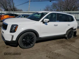 2022 Kia Telluride SX with VIN 5XYP54HC8NG201913, listed as a Copart auction lot 49168945 with 46,036 mi miles and Salvage title. Bid and sale history available at DreamBid. Image 1.