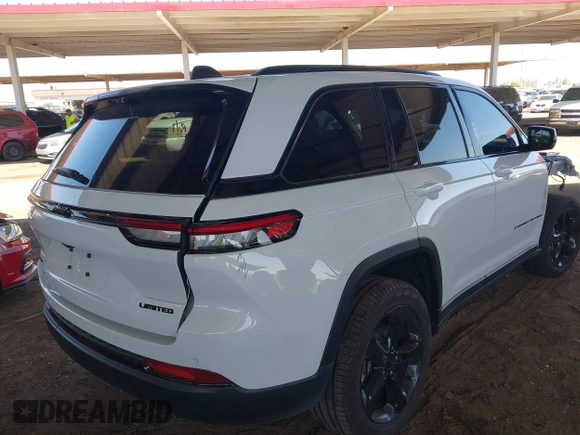 2024 Jeep Grand Cherokee Limited with VIN 1C4RJHBG0RC185384, listed as a IAAI auction lot 41985578 with 8,749 mi miles and . Bid and sale history available at DreamBid. Image 4.
