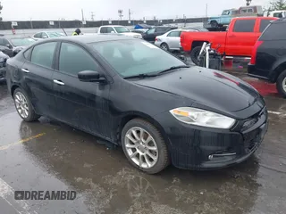 2013 Dodge Dart Limited with VIN 1C3CDFCH6DD312090, listed as a IAAI auction lot 41569845 with 119,305 mi miles. Bid and sale history available at carsss.com. Image 1.