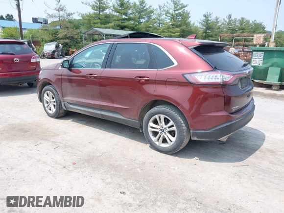 2016 Ford Edge SEL z VIN 2FMPK4J82GBB00481, wystawiony jako IAAI lot #42414912 z przebiegiem 159 671 mil mil oraz . Historia ofert i sprzedaży dostępna na DreamBid. Obrazek 3.