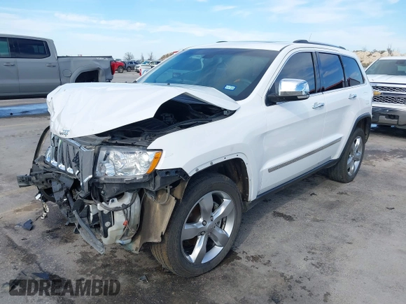 2013 Jeep Grand Cherokee Overland with VIN 1C4RJECT6DC533434, listed as a IAAI auction lot 41656116 with 122,809 mi miles. Bid and sale history available at carsss.com. Image 20.