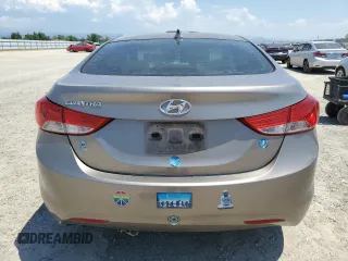 2013 Hyundai Elantra GLS with VIN 5NPDH4AE4DH451758, listed as a Copart auction lot 60124935 with 164,784 mi miles and Salvage title. Bid and sale history available at DreamBid. Image 6.