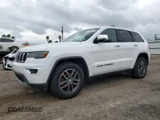 2018 Jeep Grand Cherokee Limited z VIN 1C4RJEBG5JC130674, wystawiony jako Copart lot #53908235 z przebiegiem 138 084 mil mil oraz Szkoda całkowita • Salvage title. Historia ofert i sprzedaży dostępna na DreamBid. Obrazek 1.