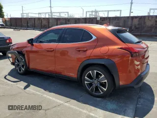 2020 Lexus UX 250h with VIN JTHX9JBH0L2036355, listed as a Copart auction lot 55533685 with 36,938 mi miles and Salvage title. Bid and sale history available at DreamBid. Image 2.