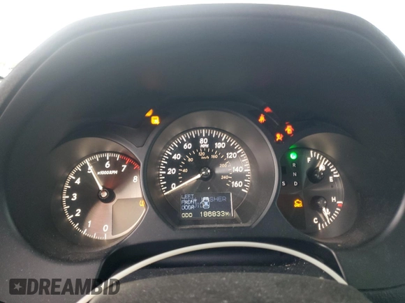 2009 Lexus GS 350 with VIN JTHBE96SX90044512, listed as a Copart auction lot 42225175 with 186,833 mi miles and Salvage Title. Bid and sale history available at carsss.com. Image 9.