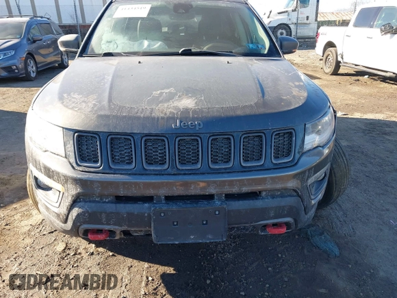 2017 Jeep Compass Trailhawk with VIN 3C4NJDDB8HT666169, listed as a IAAI auction lot 41434519 with 143,263 mi miles and . Bid and sale history available at DreamBid. Image 12.