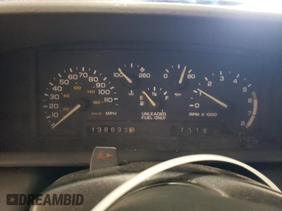 1991 Chevrolet Cavalier with VIN 1G1JC34T3M7245754, listed as a Copart auction lot 80212984 with 138,633 mi miles and Clean Title. Bid and sale history available at DreamBid. Image 9.