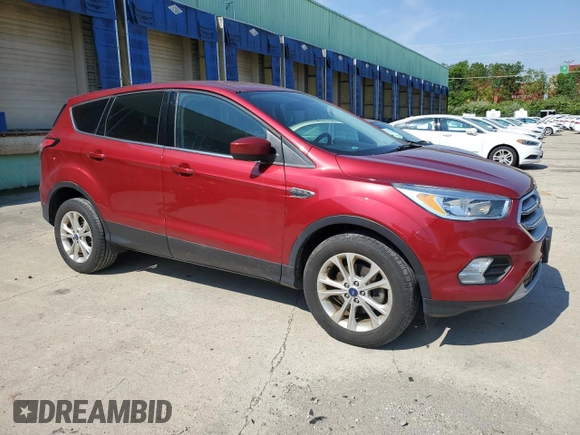 2017 Ford Escape SE with VIN 1FMCU0GD2HUB65641, listed as a Copart auction lot 55943005 with 74,578 mi miles and Clean Title. Bid and sale history available at DreamBid. Image 4.