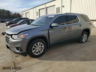 2018 Chevrolet Traverse LT Cloth with VIN 1GNERGKW1JJ251523, listed as a Copart auction lot 84753564 with 100,790 mi miles and Salvage Title. Bid and sale history available at carsss.com. Image 1.