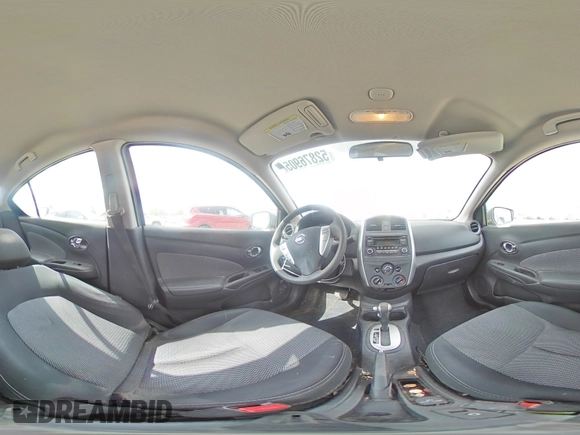 2015 Nissan Versa SV with VIN 3N1CN7AP8FL801258, listed as a Copart auction lot 52876905 with 89,724 mi miles and Salvage Title. Bid and sale history available at carsss.com. Image 13.