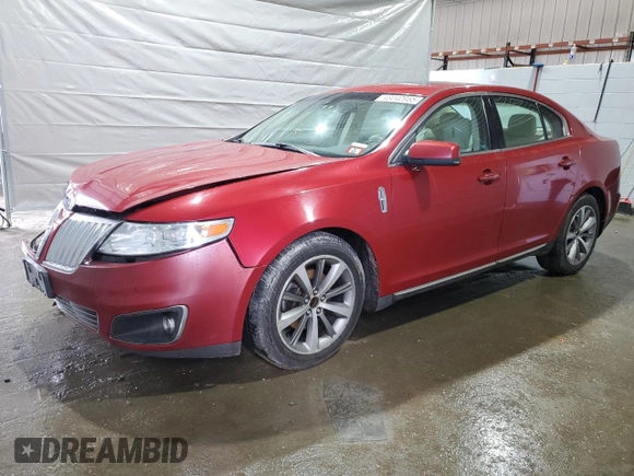 2009 Lincoln MKS with VIN 1LNHM94R39G608146, listed as a Copart auction lot 48040955 with 155,691 mi miles and Salvage Title. Bid and sale history available at carsss.com. Image 1.