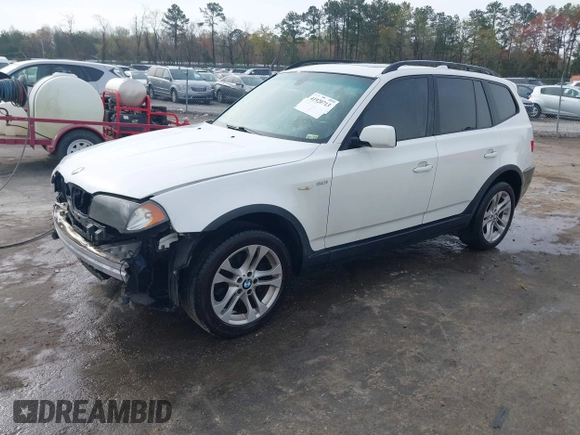 2005 BMW X3 3.0i with VIN WBXPA934X5WD13064, listed as a IAAI auction lot 41920713 with 283,592 mi miles. Bid and sale history available at carsss.com. Image 17.