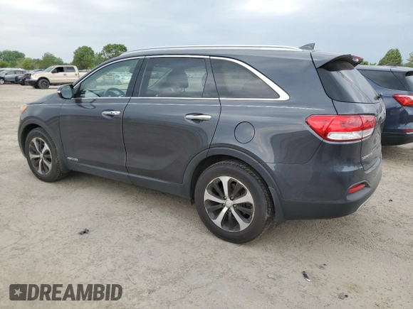 2018 Kia Sorento EX with VIN 5XYPHDA58JG423218, listed as a Copart auction lot 59315515 with 63,687 mi miles and Salvage title. Bid and sale history available at DreamBid. Image 2.