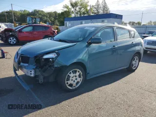 2009 Pontiac Vibe with VIN 5Y2SM67099Z444332, listed as a Copart auction lot 72254534 with 134,693 mi miles and Salvage Title. Bid and sale history available at carsss.com. Image 1.