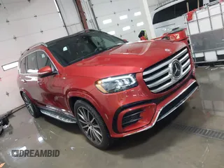 2025 Mercedes-Benz GLS with VIN 4JGFF5KEXSB291866, listed as a IAAI auction lot 41556256 with 4,804 mi miles. Bid and sale history available at carsss.com. Image 1.