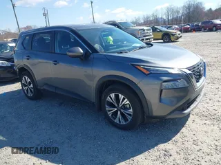 2022 Nissan Rogue SV with VIN 5N1BT3BB6NC702762, listed as a IAAI auction lot 41884129 with 30,029 mi miles. Bid and sale history available at carsss.com. Image 1.