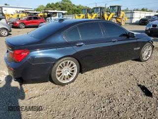 2015 BMW 7 Series 750i xDrive with VIN WBAYB6C55FD966172, listed as a Copart auction lot 68446414 with 57,441 mi miles and Salvage Title. Bid and sale history available at carsss.com. Image 3.