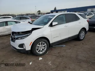 2024 Chevrolet Equinox LT with VIN 3GNAXKEG8RS209758, listed as a Copart auction lot 43823205 with 7,359 mi miles and Salvage Title. Bid and sale history available at carsss.com. Image 1.