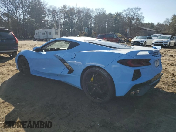 2020 Chevrolet Corvette 3LT z VIN 1G1Y82D44L5114376, wystawiony jako Copart lot #48667345 z przebiegiem 21 450 mil mil oraz Czysty tytuł • Clean title. Historia ofert i sprzedaży dostępna na DreamBid. Obrazek 2.