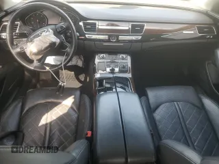 2013 Audi A8 L 3.0L with VIN WAURGAFD1DN000663, listed as a Copart auction lot 50812425 with 0 mi miles and Salvage Title. Bid and sale history available at carsss.com. Image 8.