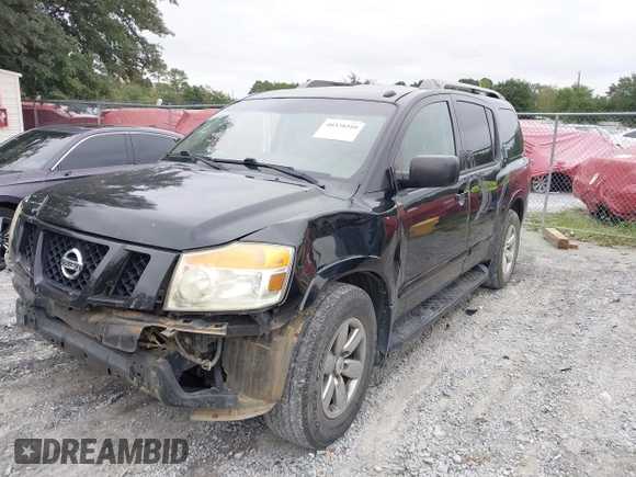 2013 Nissan Armada SL z VIN 5N1BA0ND5DN604195, wystawiony jako IAAI lot #40320310 z przebiegiem 167 415 mil mil oraz . Historia ofert i sprzedaży dostępna na DreamBid. Obrazek 2.