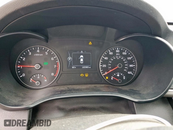 2017 Kia Optima LX with VIN KNAGT4L38H5155488, listed as a Copart auction lot 55551865 with 165,965 mi miles and Salvage title. Bid and sale history available at DreamBid. Image 9.