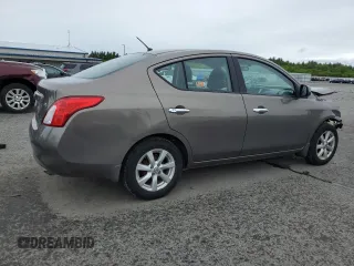 2012 Nissan Versa SL with VIN 3N1CN7AP5CL829210, listed as a Copart auction lot 59029455 with 104,245 mi miles and Salvage title. Bid and sale history available at DreamBid. Image 3.