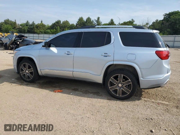 2017 GMC Acadia Denali with VIN 1GKKNXLS2HZ308427, listed as a Copart auction lot 59500735 with 112,432 mi miles and Salvage title. Bid and sale history available at DreamBid. Image 2.