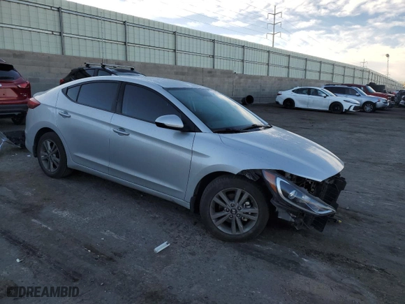 2018 Hyundai Elantra SEL with VIN 5NPD84LF8JH252133, listed as a Copart auction lot 48426775 with 88,124 mi miles and Salvage Title. Bid and sale history available at carsss.com. Image 4.