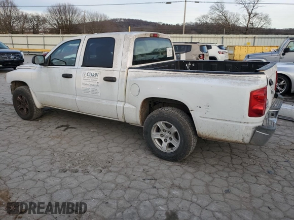 2006 Dodge Dakota SLT with VIN 1D7HE48K46S521050, listed as a Copart auction lot 87286144 with 252,799 mi miles and Salvage Title. Bid and sale history available at DreamBid. Image 2.