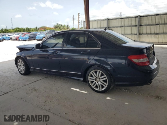 2009 Mercedes-Benz C 300 Sport with VIN WDDGF54X19R077346, listed as a Copart auction lot 59682095 with 142,534 mi miles and Salvage title. Bid and sale history available at DreamBid. Image 2.