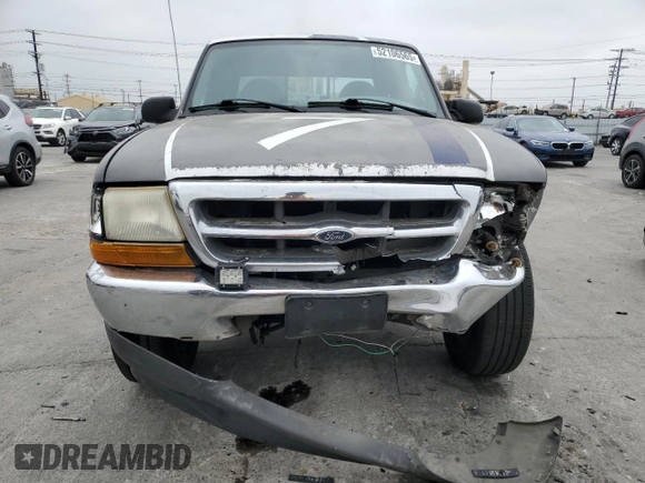 1999 Ford Ranger XL with VIN 1FTYR14V6XPB80381, listed as a Copart auction lot 52106565 with 340,374 mi miles and Salvage Title. Bid and sale history available at carsss.com. Image 5.