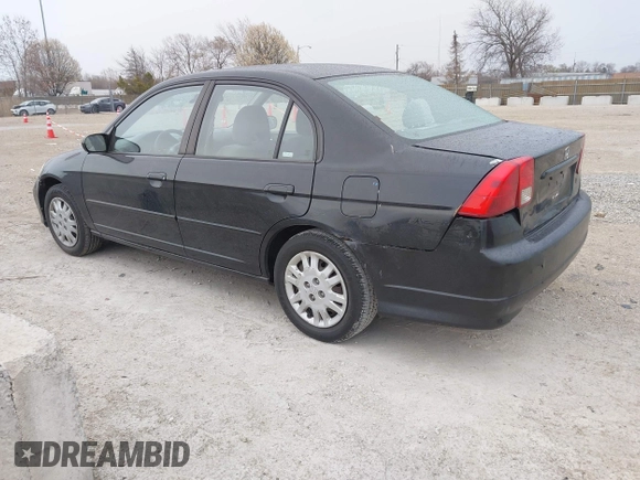 2005 Honda Civic LX with VIN 2HGES16515H500892, listed as a IAAI auction lot 42061903 with 145,710 mi miles and . Bid and sale history available at DreamBid. Image 3.