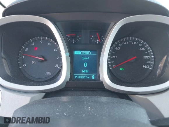 2015 Chevrolet Equinox LTZ with VIN 1GNALDEK5FZ126010, listed as a IAAI auction lot 41646828 with 68,557 mi miles. Bid and sale history available at carsss.com. Image 7.