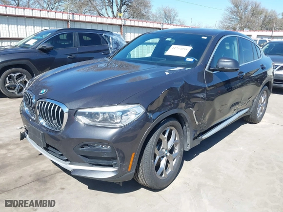 2020 BMW X4 xDrive30i with VIN 5UX2V1C07LLE67741, listed as a IAAI auction lot 41744018 with 40,549 mi miles. Bid and sale history available at carsss.com. Image 17.